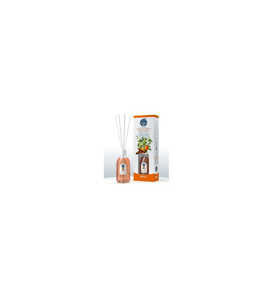 DIFFUSORE OFFICINA DEI FIORI 500ML ARANCIA E CANN