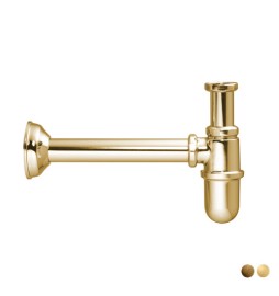 SIFONE A BOTTIGLIA SENZA PILETTA 1"1/4 Bronzato