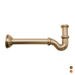 SIFONE AD S TAPPO LATERALE SENZA PILETTA 1" 1" Ramato