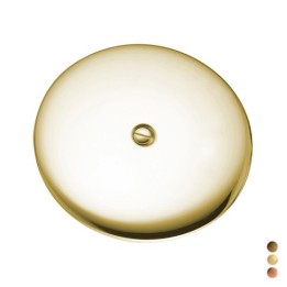 PIASTRA PAVIMENTO IN OTTONE Diam. 150 - Dorata