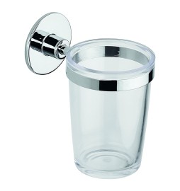 PORTA SPAZZOLINI SERIE 'WIND' cromo