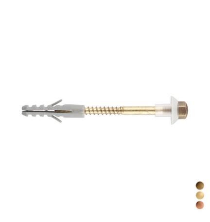 VITE FISSAGGIO PER VASO L. 80 mm - Dorata