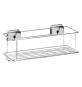 CESTELLO PER DOCCIA RIPIANO SINGOLO SERIE 'GRIP' cm 26 x 11,3 x h.12