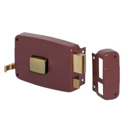 SERRATURA PORTONCINO DA APPLICARE PER LEGNO ART. 50110 'N6' - Dx - E 60