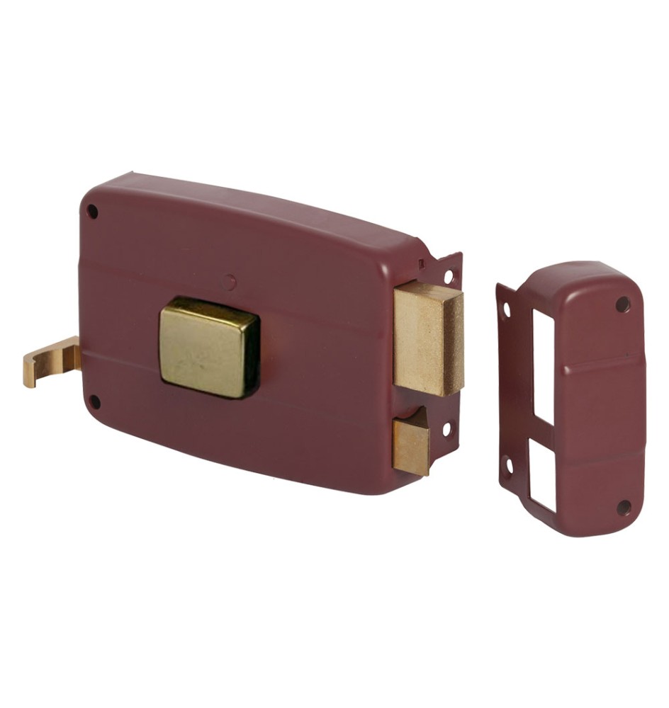 SERRATURA PORTONCINO DA APPLICARE PER LEGNO ART. 50110 'N6' - Dx - E 60