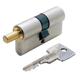 CILINDRO SAGOMATO PER POMOLO 'R6 EXTRA S' mm 30+10+30  70 nichelato (35+35)