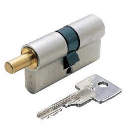 CILINDRO SAGOMATO PER POMOLO 'R6 EXTRA S' mm 30+10+30  70 nichelato (35+35)