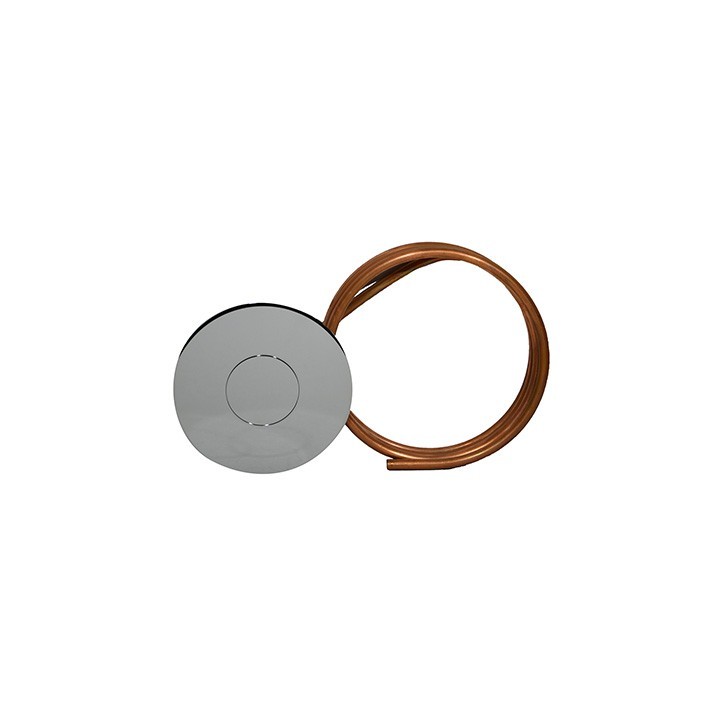 PULSANTE TONDO PER BATTERIA DIANFLEX E CATIS CON TUBO RAME Cromo