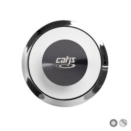 PULSANTE CATIS PER ECOSTOP Bianco-Cromo
