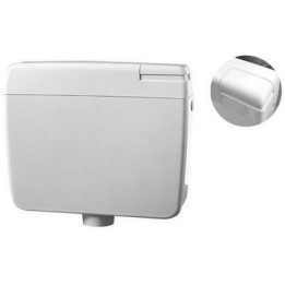 CASSETTA DI SCARICO ZAINO DIANFLEX ZETA 3 CON TASTO STOP Bianca - 9lt