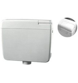 CASSETTA DI SCARICO ZAINO DIANFLEX ZETA 3 CON TASTO STOP Bianca - 9lt