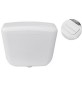 CASSETTA SCARICO DIANFLEX A ZAINO CON DOPPIO PULSANTE ECO Bianca. 3-6 lt