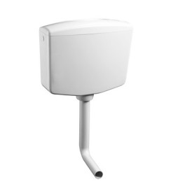 CASSETTA MOD. HIVORY TASTO START & STOP Bianca. 6-7 lt