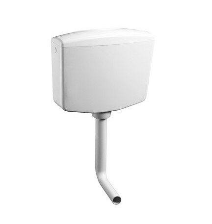 CASSETTA MOD. HIVORY TASTO START & STOP Bianca. 6-7 lt