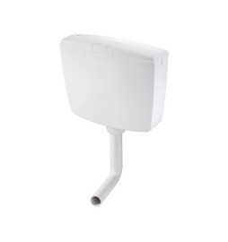 CASSETTA DI SCARICO ESTERNA A ZAINO DUO Bianca