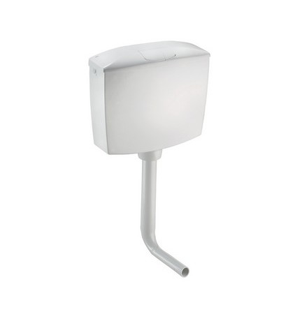 CASSETTA OLIVER A ZAINO MOD. SMERALDO DOPPIO SCARICO Bianca 3-6lt