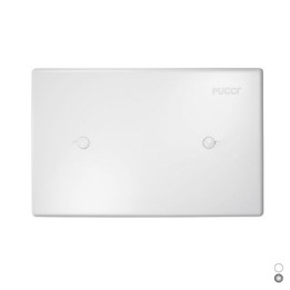 PLACCA DI COPERTURA PER CASSETTA INCASSO PUCCI PNEU MOD.2011 Acciaio-antivandalo