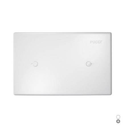 PLACCA DI COPERTURA PER CASSETTA INCASSO PUCCI PNEU MOD.2011 Acciaio-antivandalo