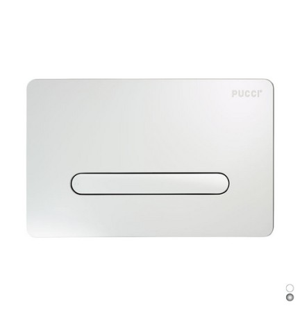 PLACCA PER CASSETTA PUCCI SARA TRATTO LINEA MOD. 2014 Bianca