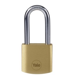 LUCCHETTO RETTANGOLARE ARCO LUNGO mm 50 - cifratura unica