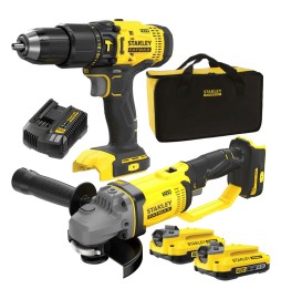 TRAPANO+SMERIGLIATRICE A BATTERIA 'SFMCK471D2S-QW' kit 2 pezzi