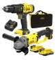 TRAPANO+SMERIGLIATRICE A BATTERIA 'SFMCK471D2S-QW' kit 2 pezzi