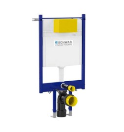 MODULO PER WC SOSPESO CASSETTA INCASSO DUPLO WC 199 SLIM 3-6 lt