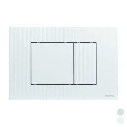 PLACCA DOPPIO SCARICO METIS Cromo lucido
