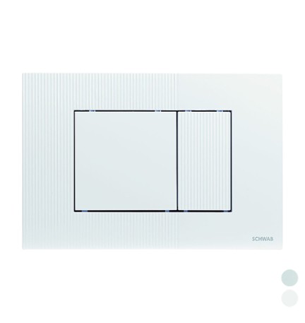 PLACCA DOPPIO SCARICO METIS Cromo lucido