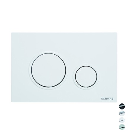 PLACCA DOPPIO SCARICO VELA Bianca