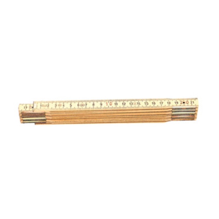 PL DOPPIO METRO IN LEGNO 10 ASTE 16 MM BIANCO