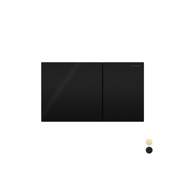 PLACCA DI COPERTURA 2 TASTI SIGMA 70 2023 GEBERIT Ottone Spazzolato