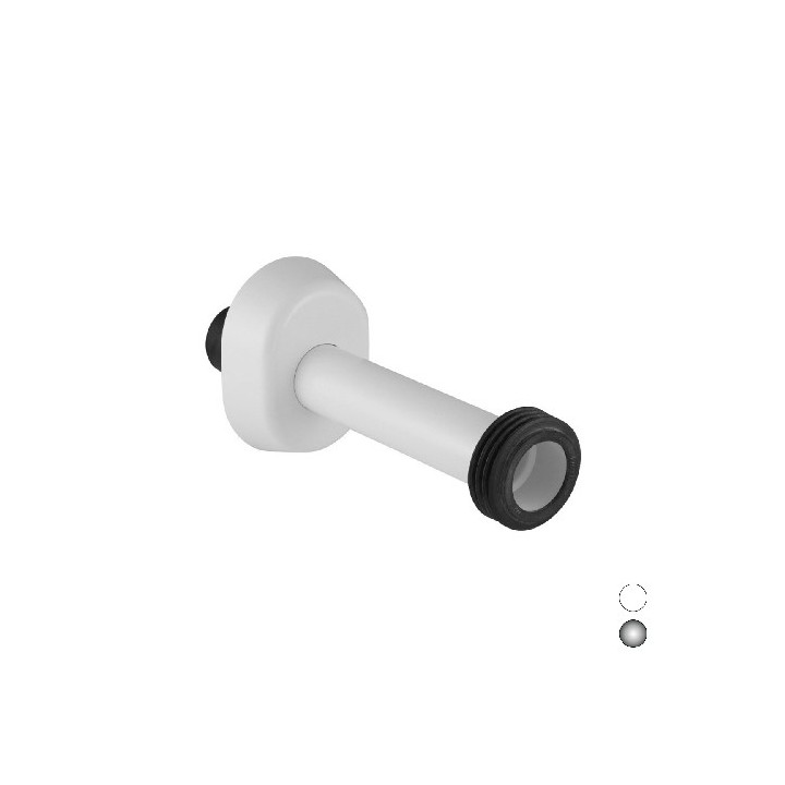 CANOTTO D'ALLACCIAMENTO PER CASSETTA UNICA+ GEBERIT Diam. 40/44 L.250 Bianco