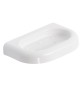 PORTA SAPONE SERIE 'LINEA' cm 16 x 11 x h.2,5 - con appendibile in cartone