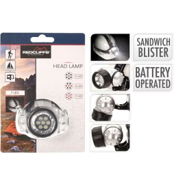 LAMPADA FRONTALE LED 7 led