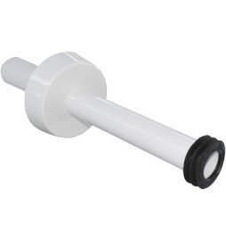 CANOTTO PER CASSETTA INCASSO GROHE Diam. 40/44 L.250 Bianco