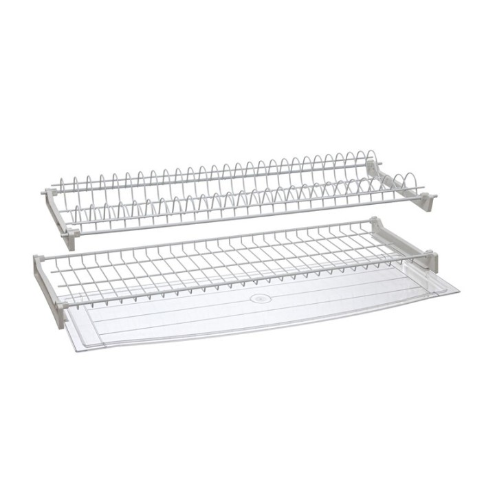 KIT SCOLAPIATTI C/VASCHETTA 76 CM CROMO