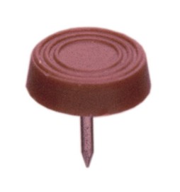 SC SOTTOSEDIA C/FALSA VITE 20 MM MARRONE 10 PZ
