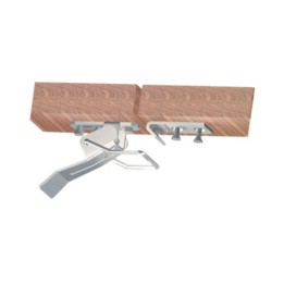 BL CHIUSURA P/TAVOLO A LEVA FERRO ZINC 77 MM 2 PZ