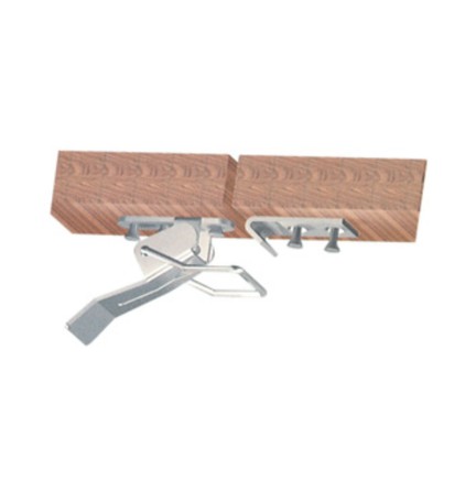 BL CHIUSURA P/TAVOLO A LEVA FERRO ZINC 77 MM 2 PZ