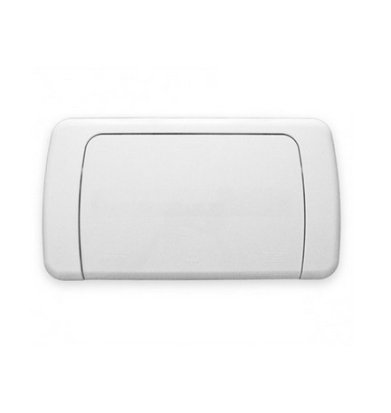 PLACCA PER CASSETTA IDROBOX MONO BIANCO Bianca