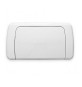 PLACCA PER CASSETTA IDROBOX MONO BIANCO Bianca