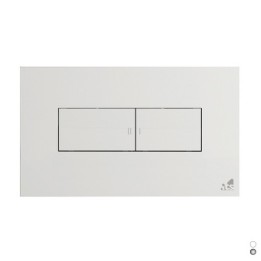 PLACCA PER CASSETTA AD INCASSO IDEA 2 PULSANTI Cromo Lucido