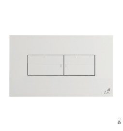 PLACCA PER CASSETTA AD INCASSO IDEA 2 PULSANTI Cromo Lucido