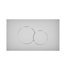 PLACCA PER CASSETTA AD INCASSO LUNARIS Bianco Opaco