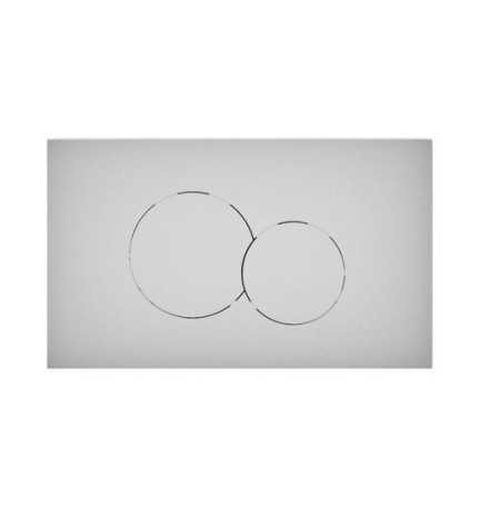 PLACCA PER CASSETTA AD INCASSO LUNARIS Bianco Opaco