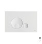 PLACCA DOPPIO SCARICO GLOBE Cromo Lucido