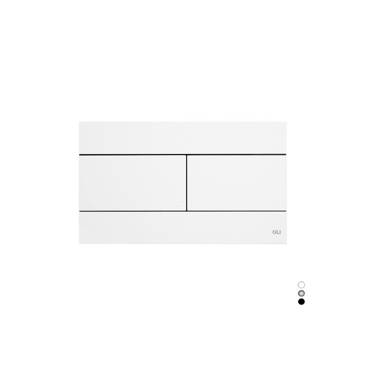PLACCA SLIM DUAL Cromo lucido