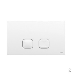 PLACCA PLAIN DUAL DOPPIO SCARICO Cromo 070827