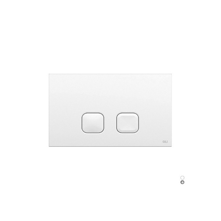 PLACCA PLAIN DUAL DOPPIO SCARICO Cromo 070827